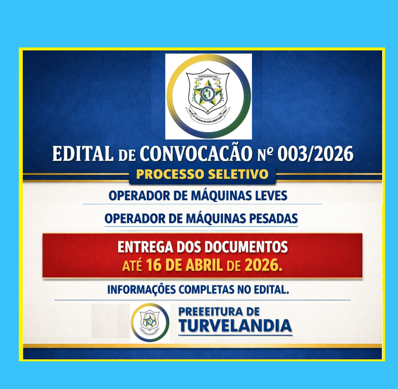 CONVOCAÇÃO PROCESSO SELETIVO 003/2026